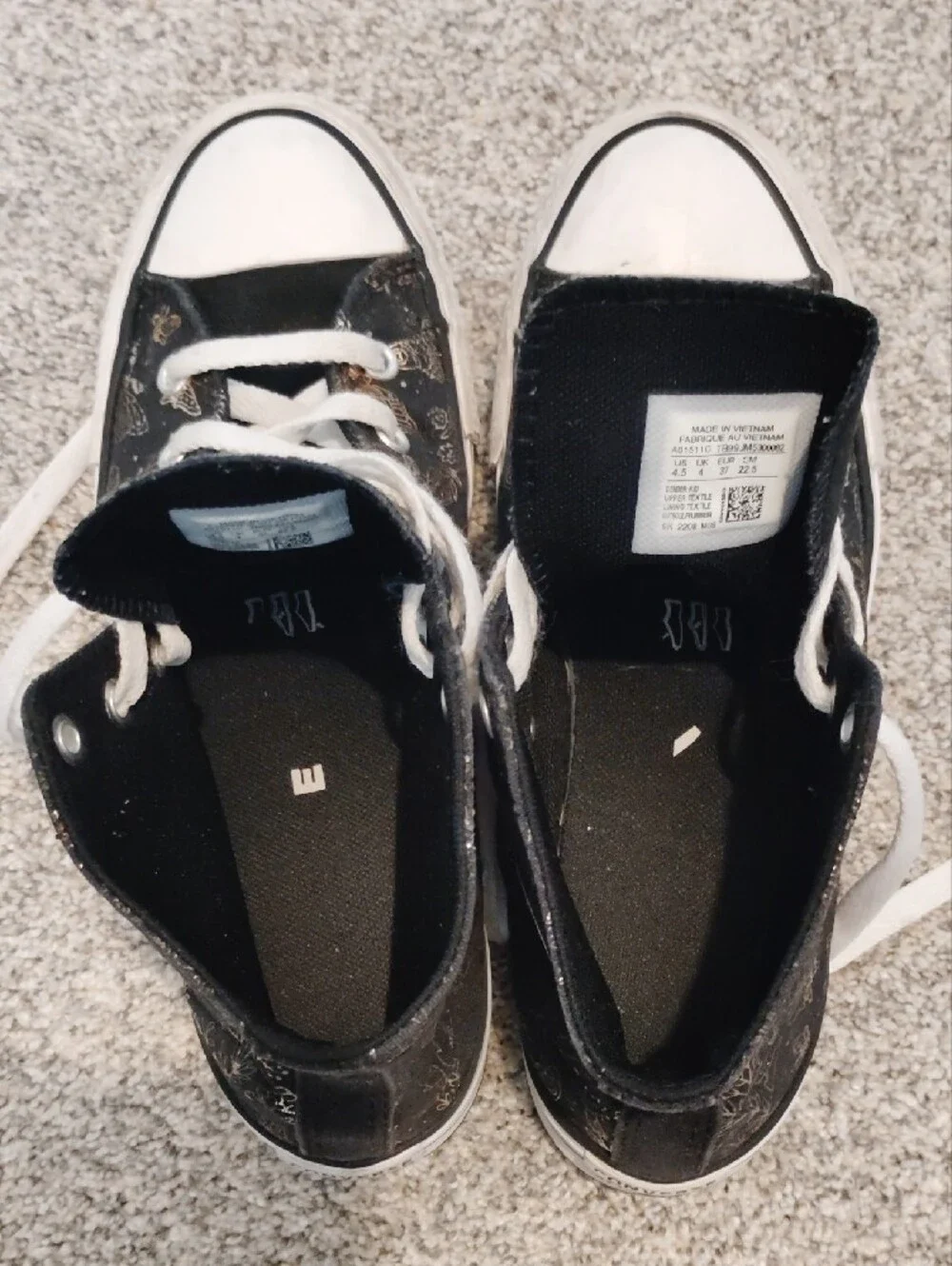 Converse Black/Gold 